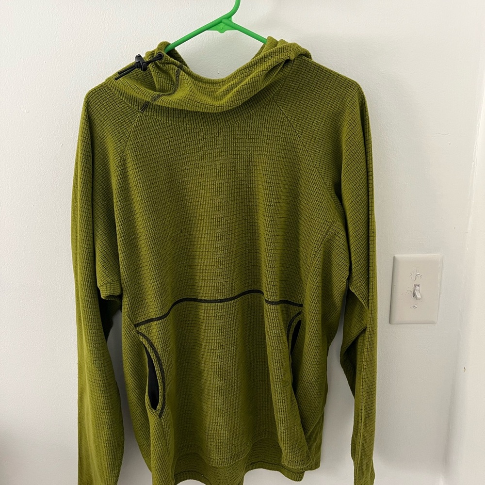 Melanzana Men's Hoodie in Olive Green